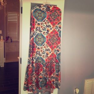 Summer open back dress